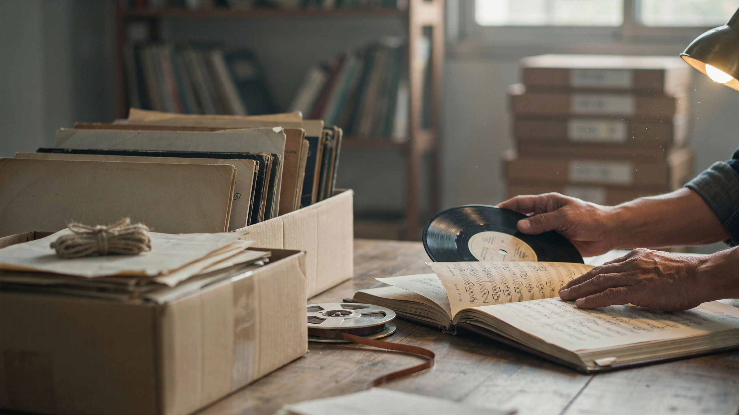 Partitions et enregistrements dans des archives musicales cambodgiennes